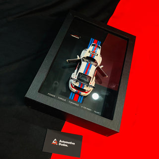 3D Car Frame Wall Art | Wooden Frame with Removable Die-Cast Cars