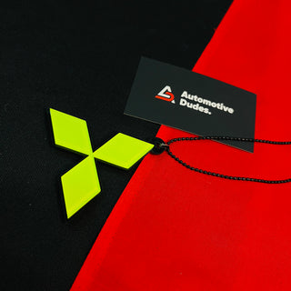 Fluorescent Green Car Mirror Hanging