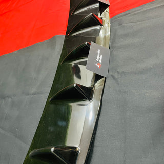 Universal Gloss Black 7 Fin Rear Diffuser for Cars