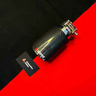 Akrapovic Single Carbon Exhaust Tip | Sporty Carbon Finish