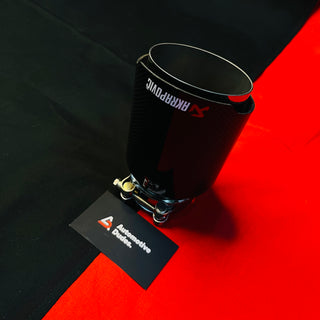 Akrapovic Single Carbon Exhaust Tip | Sporty Carbon Finish