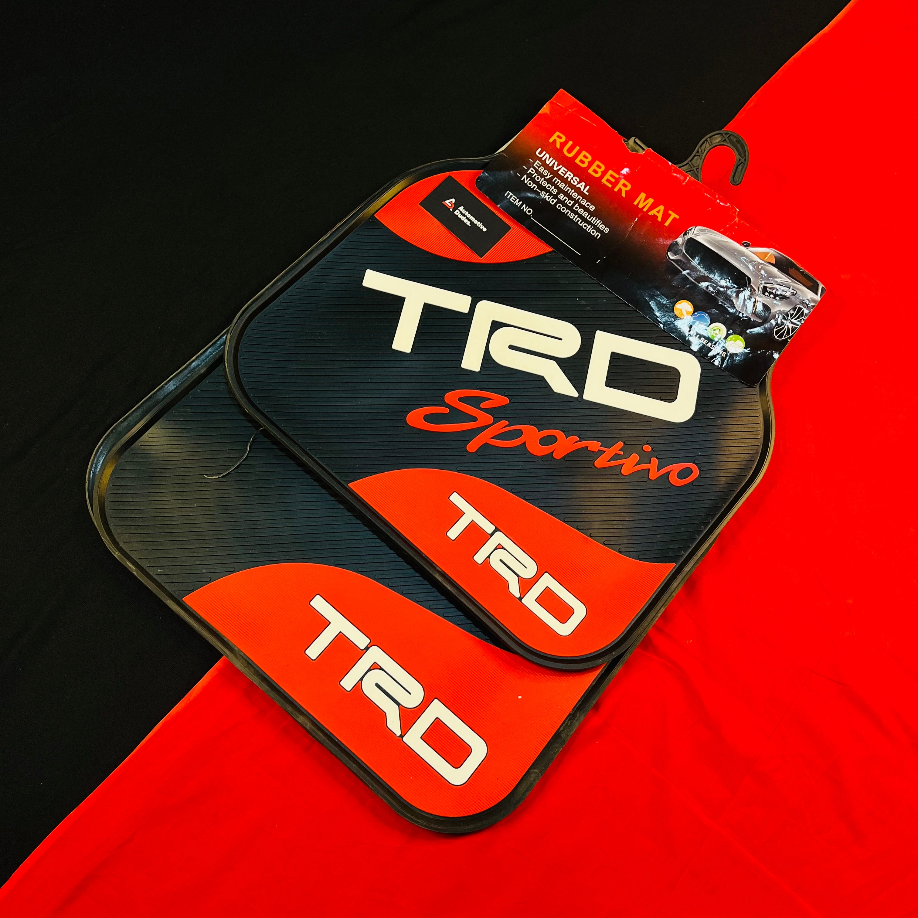 Printed Floor Mats (Set Of 4)