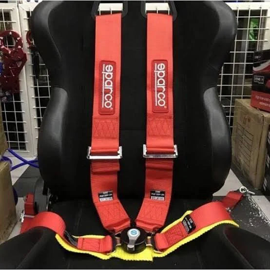 Universal 4 Point Sparco Racing Seat Belt Harness