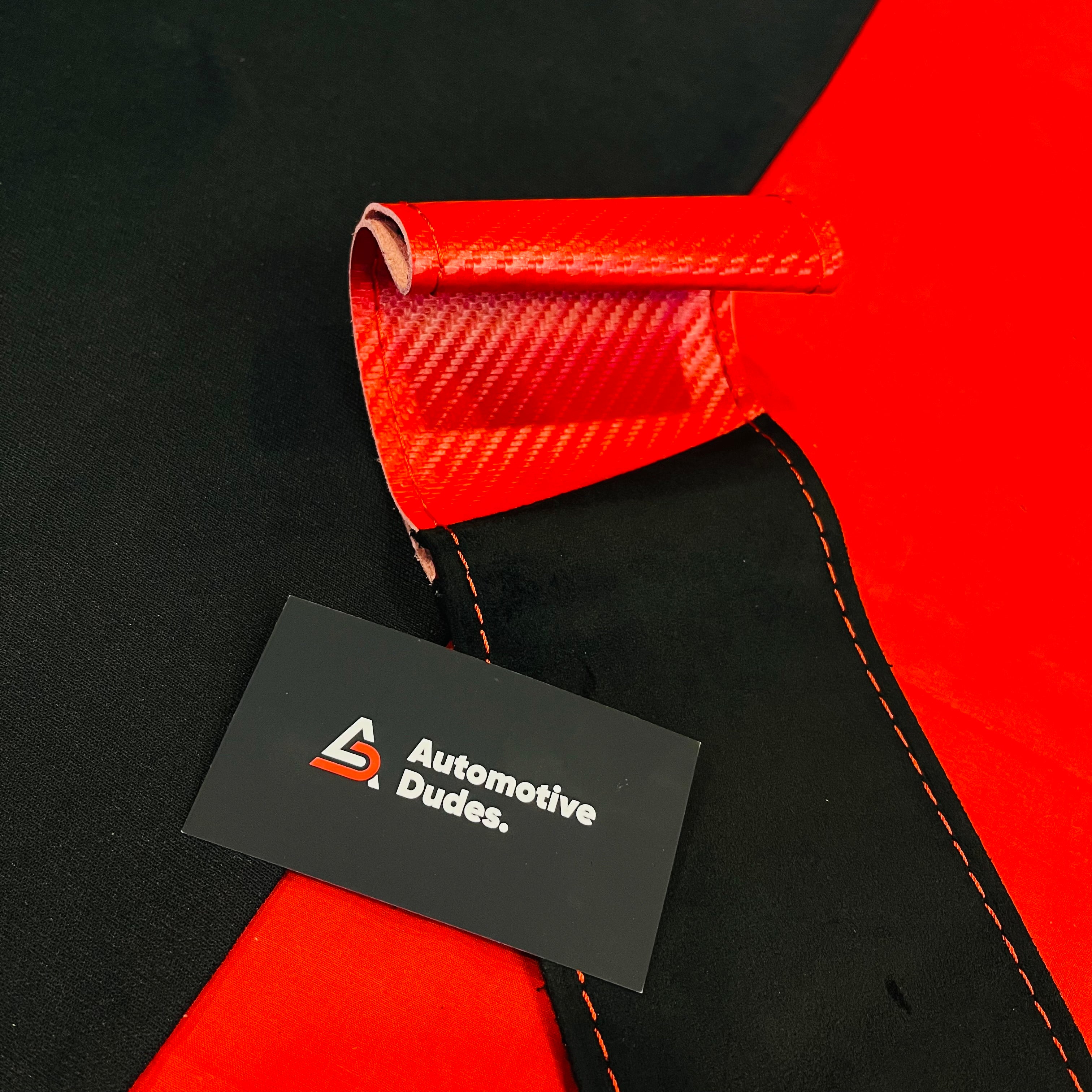 Universal Carbon + Alcantara Steering Cover