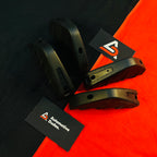 Universal 4 Pc Rear Diffuser | Gloss Black | PVC