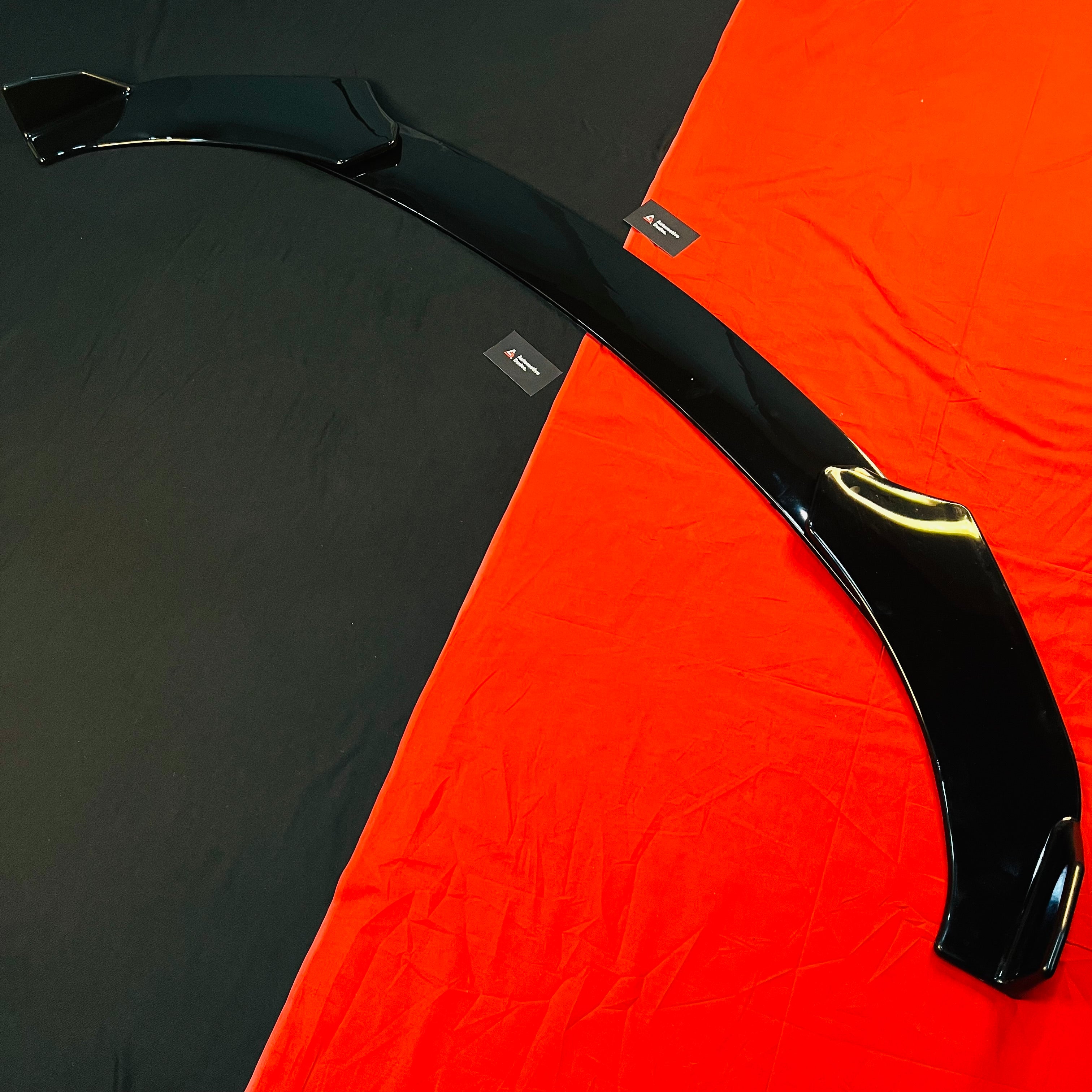 Gloss Black 3PC Front Bumper Splitter for Cars