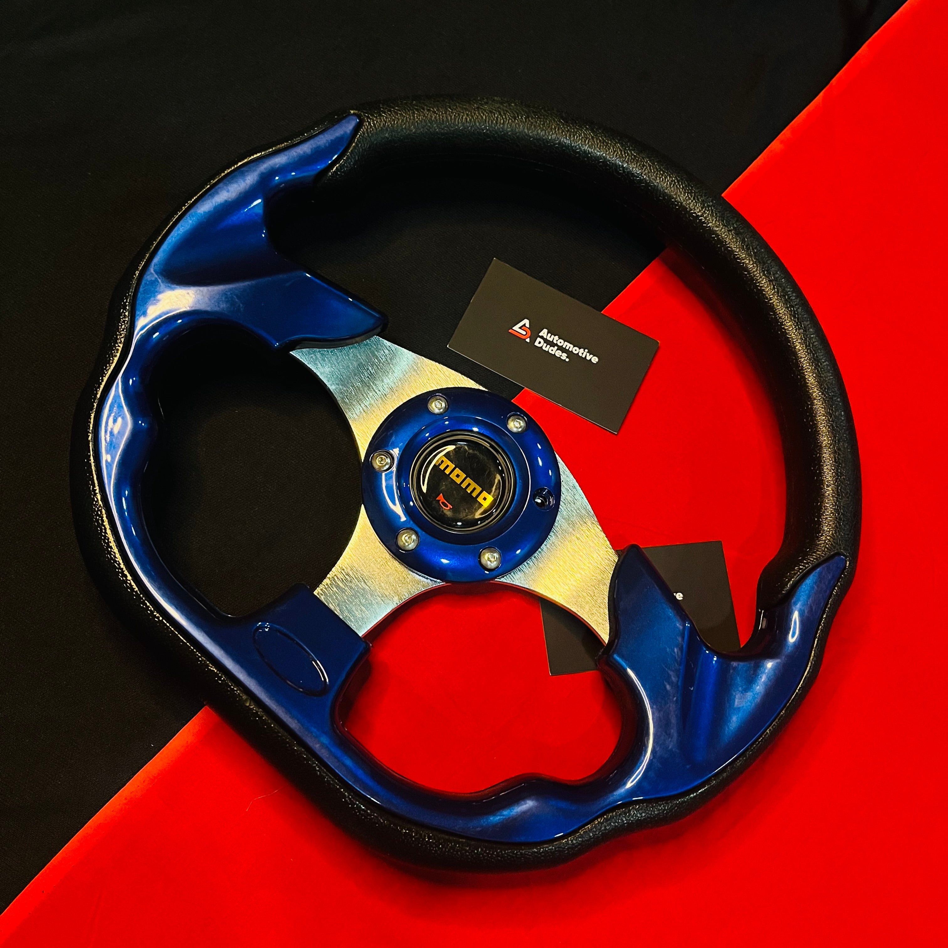 MOMO 12 Inch D-Shaped Universal Steering Wheel