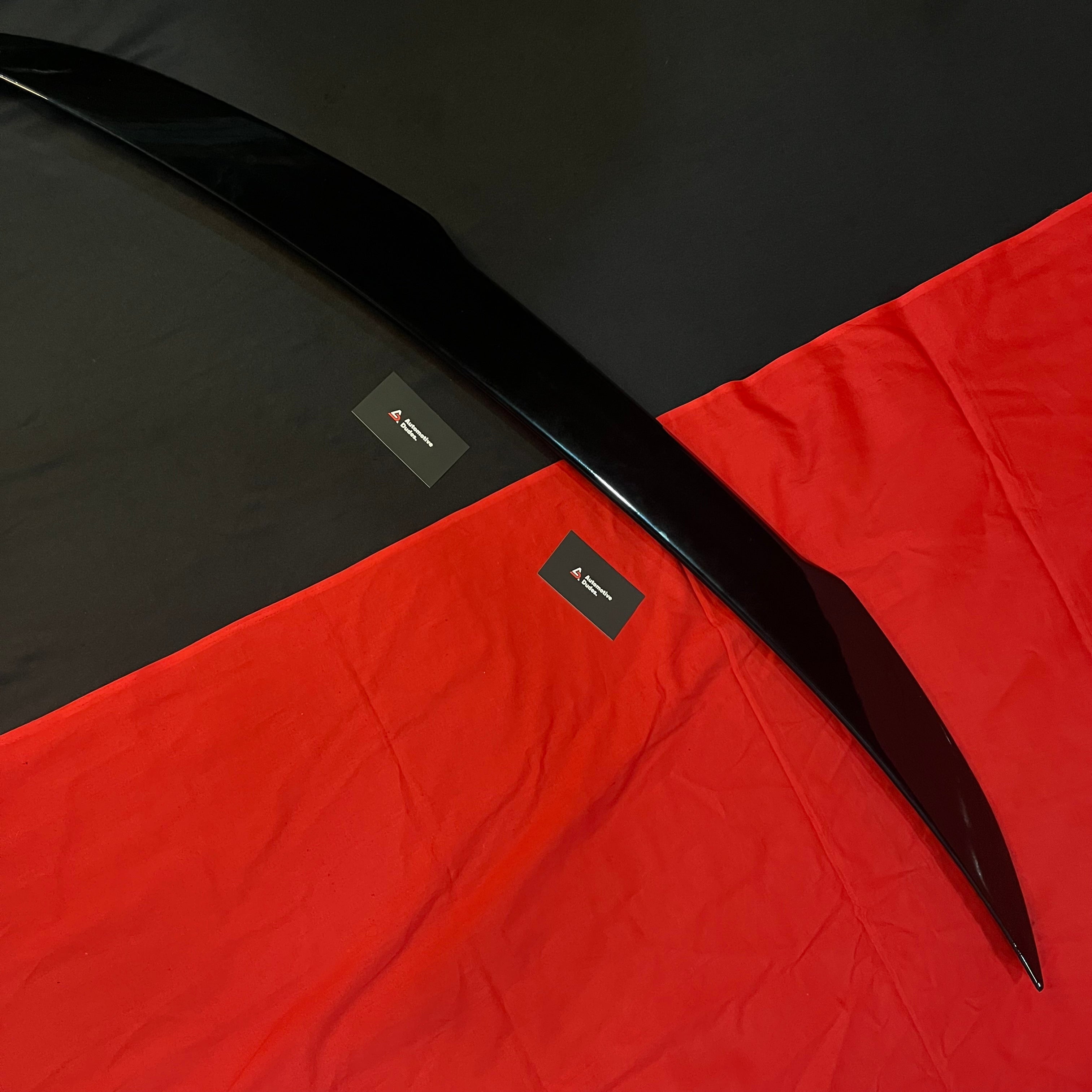 Rear Trunk Lip Spoiler for Volkswagen Virtus & Skoda Slavia | Gloss Black ABS
