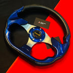MOMO 12 Inch D-Shaped Universal Steering Wheel