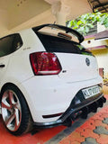 VW Polo 5 Fin Diffuser | Gloss Black | ABS