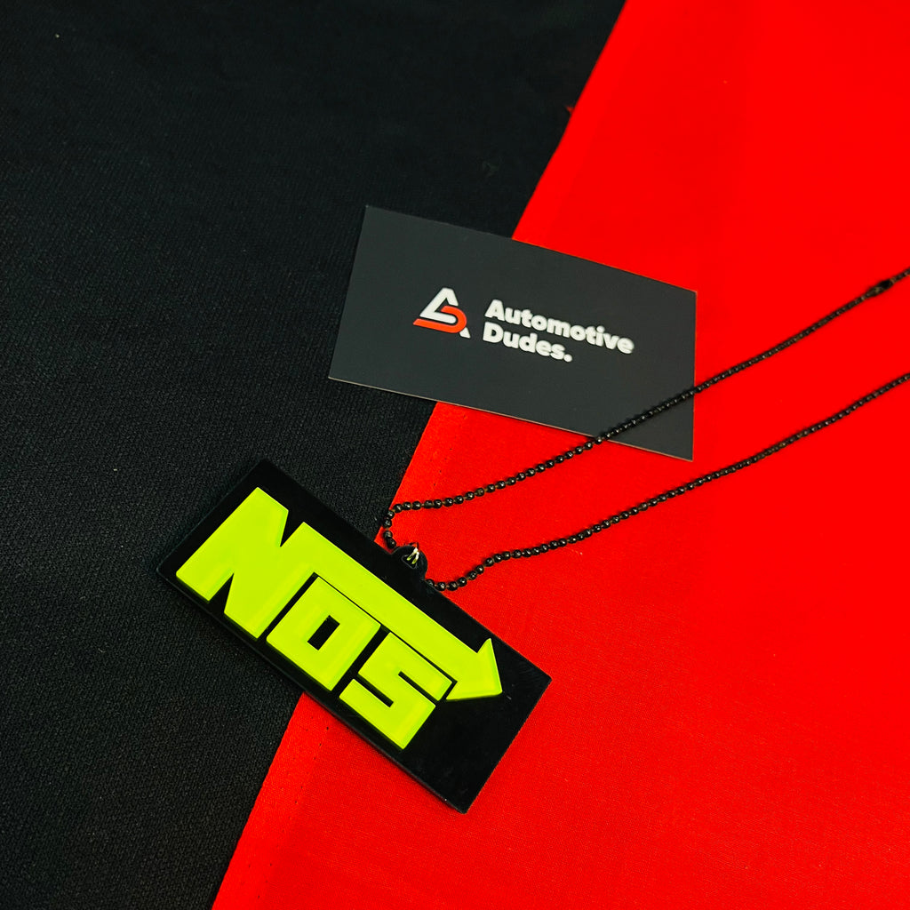 Fluorescent Green Car Mirror Hanging