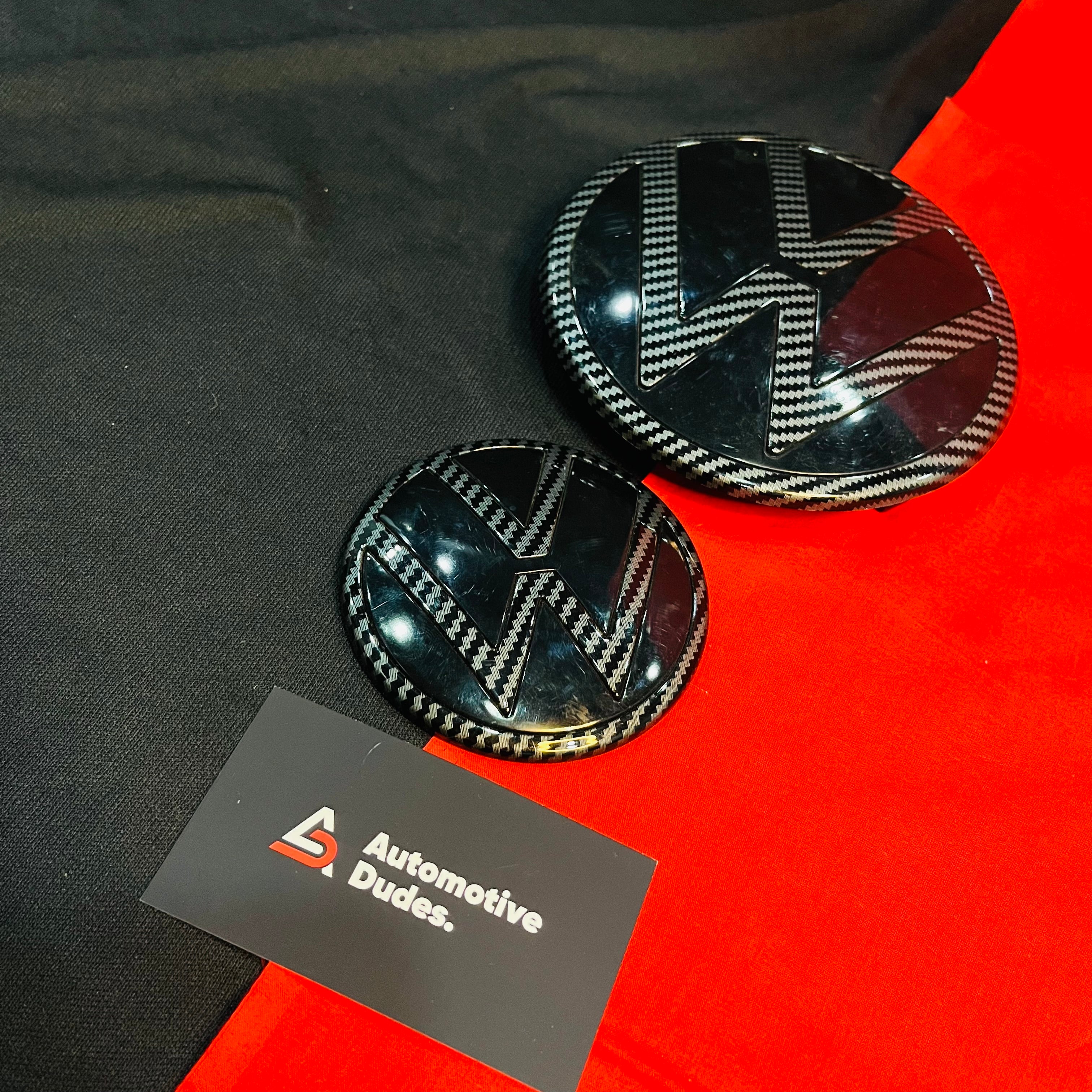 VW Virtus Replacement Logos (Set of 2) | VW Virtus Aftermarket Emblems