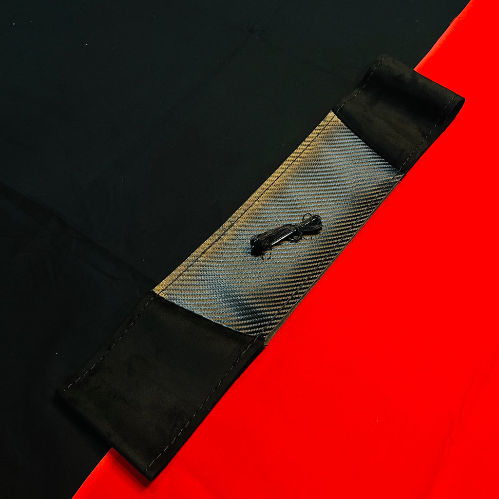 Universal Carbon + Alcantara Steering Cover