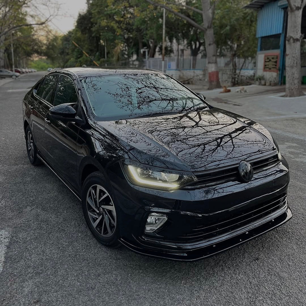 Virtus / Slavia Front Single Piece Splitter | Volkswagen & Skoda Front Bumper Lip