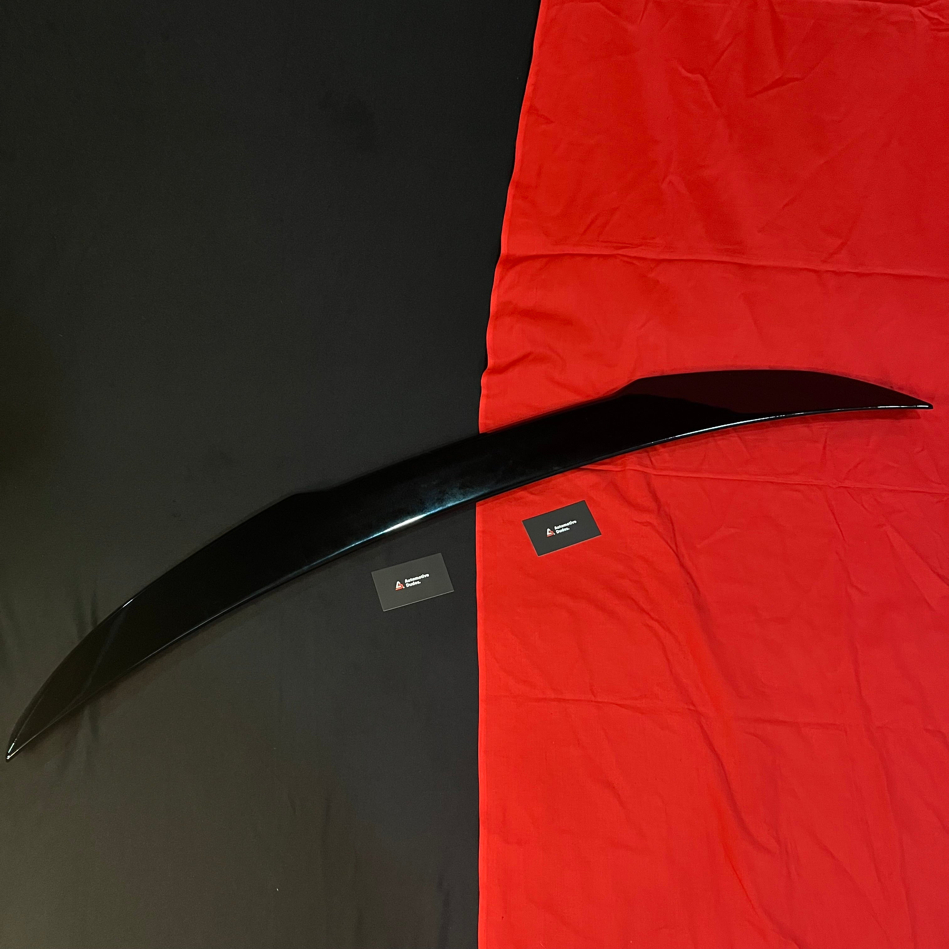 Rear Trunk Lip Spoiler for Volkswagen Virtus & Skoda Slavia | Gloss Black ABS