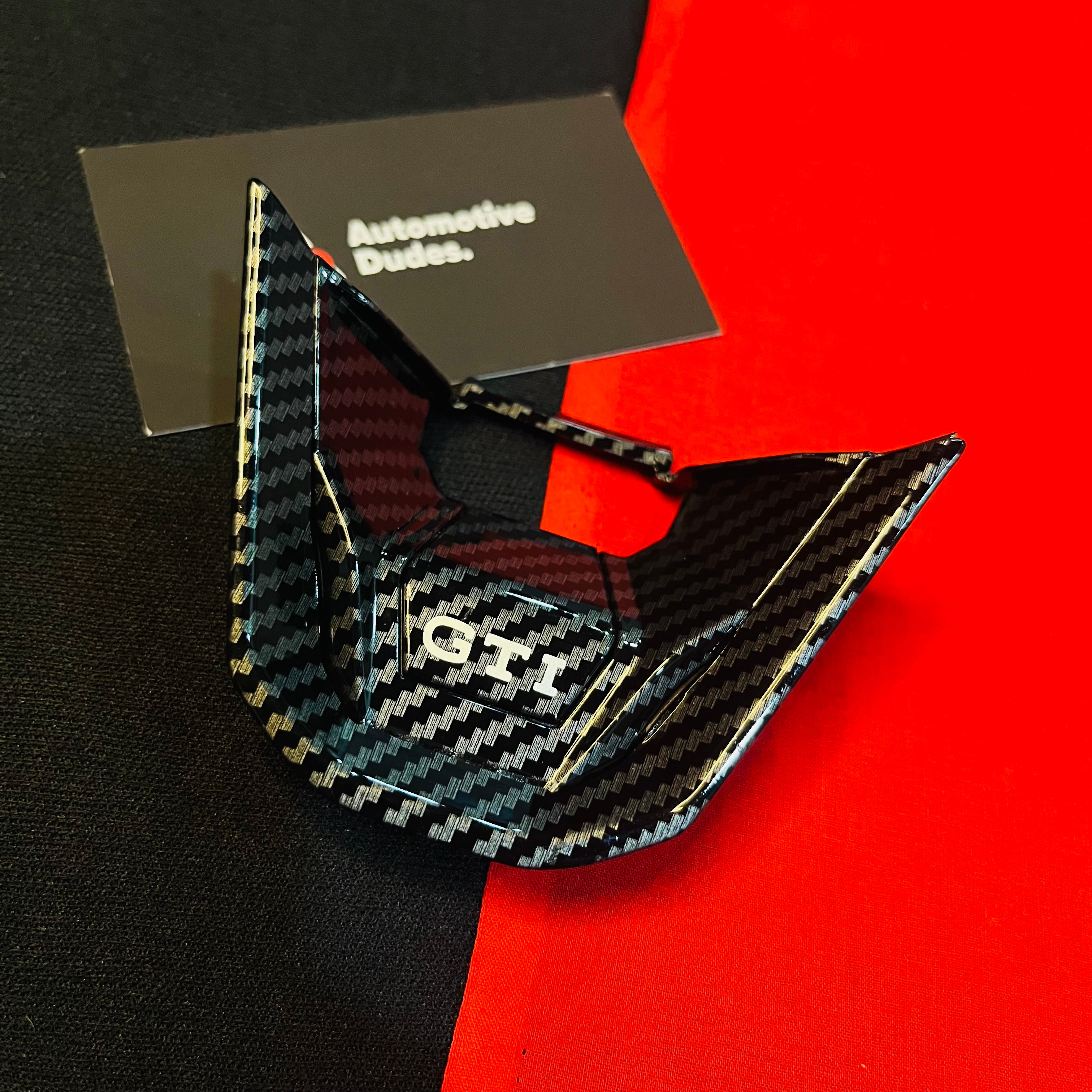 VW Virtus Steering Wheel Trim GTI Badge | Aftermarket steering Trim (OEM-style fit)