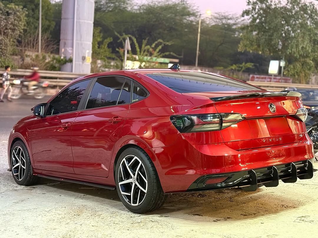 Volkswagen Virtus 4 Fin Diffuser | VW Virtus Rear Diffuser