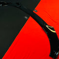 Gloss Black 3PC Front Bumper Splitter for Cars