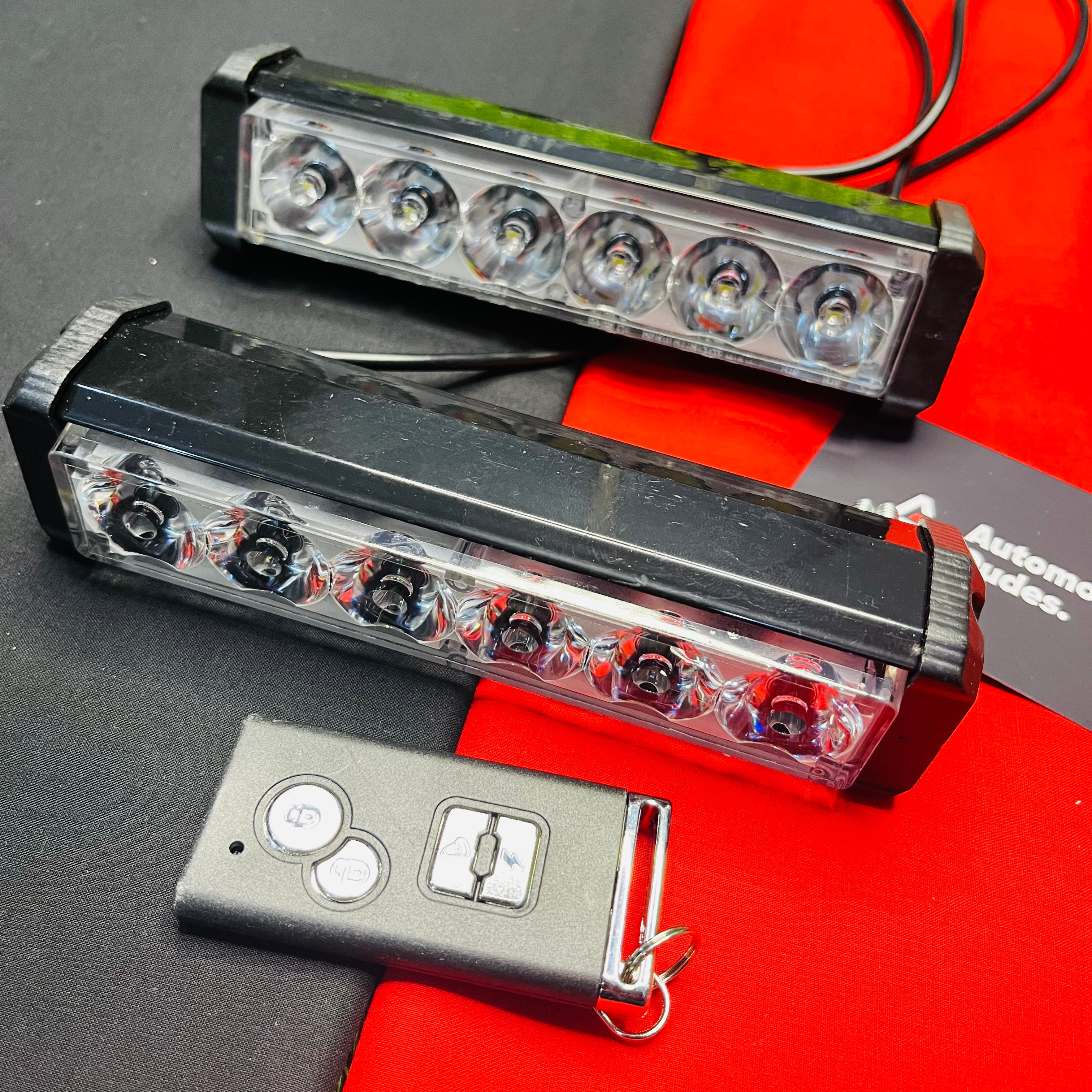 Remote Control Federal Flashers (3 In 1) | 2 Cob