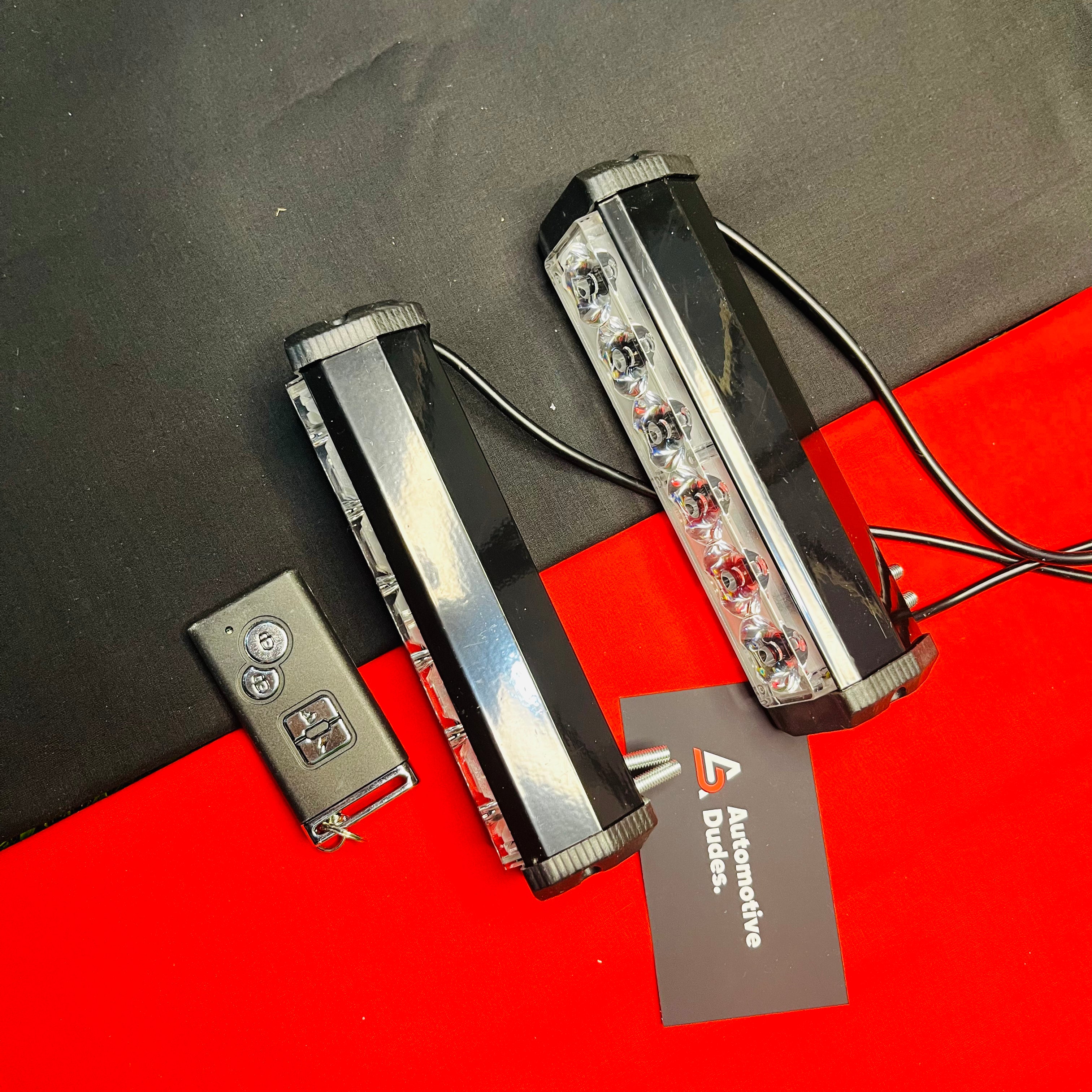 Remote Control Federal Flashers (3 In 1) | 2 Cob For Car