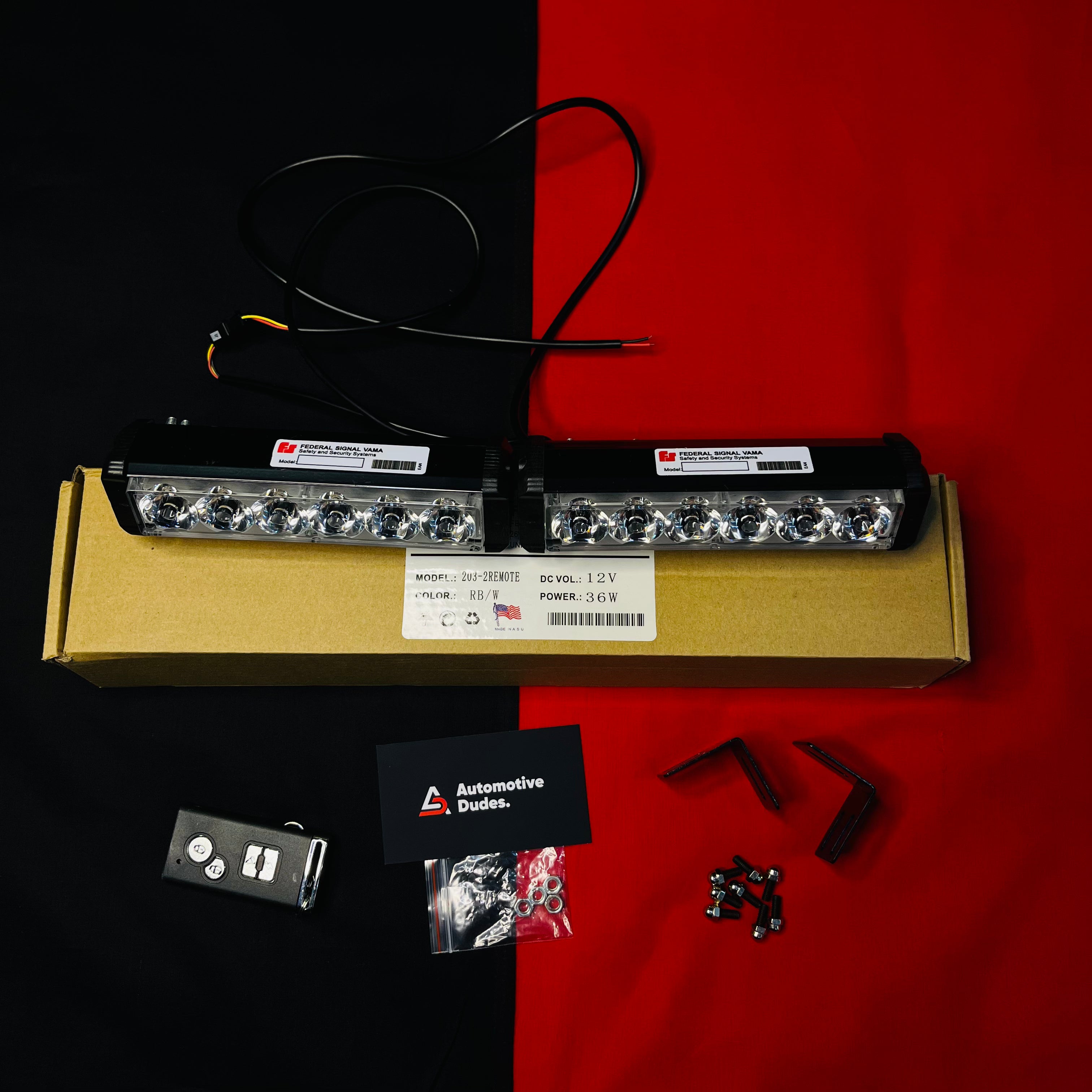 Remote Control Federal Flashers (3 In 1) | 2 Cob