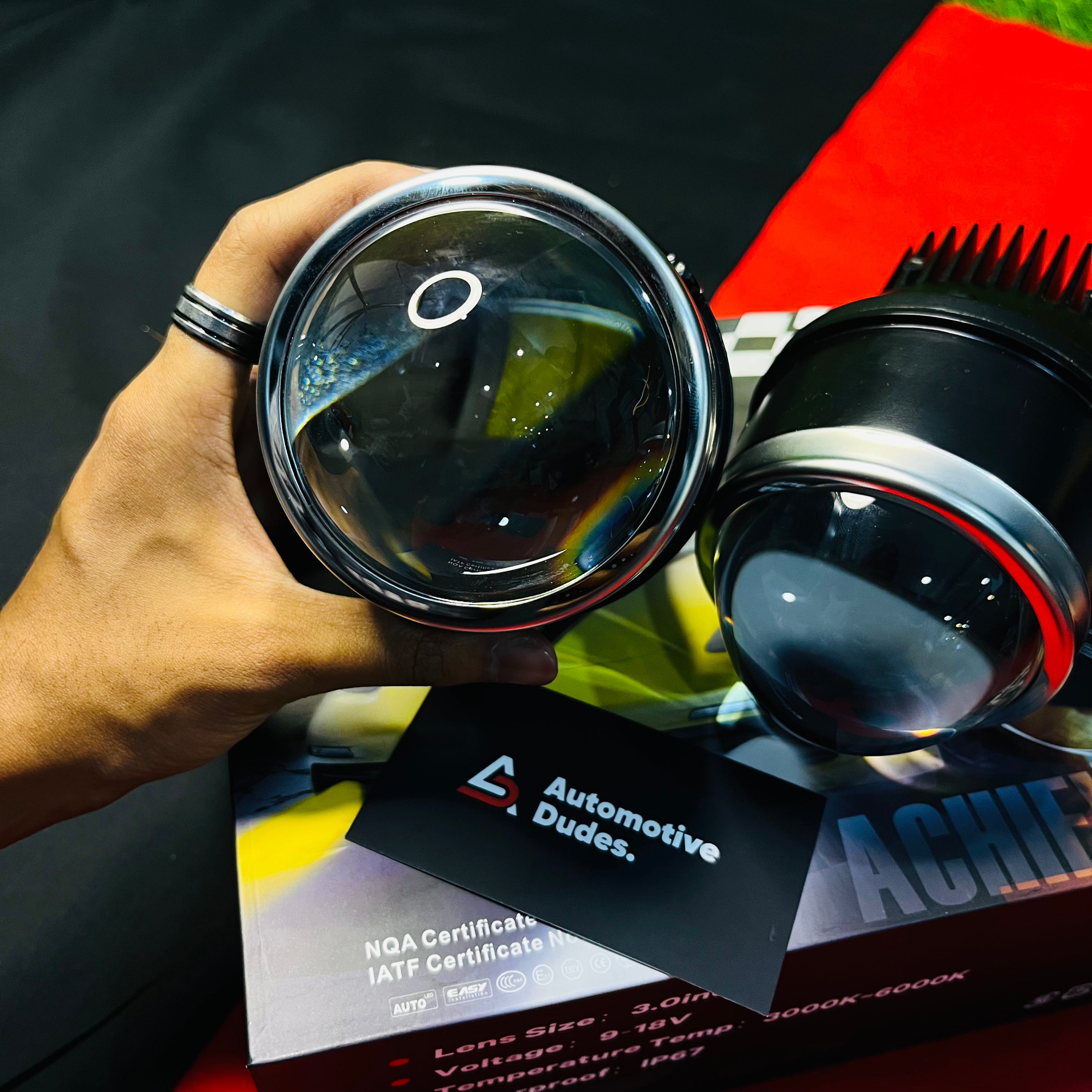 M617 Tri Color Fog Lamps | 3 Inch For Car