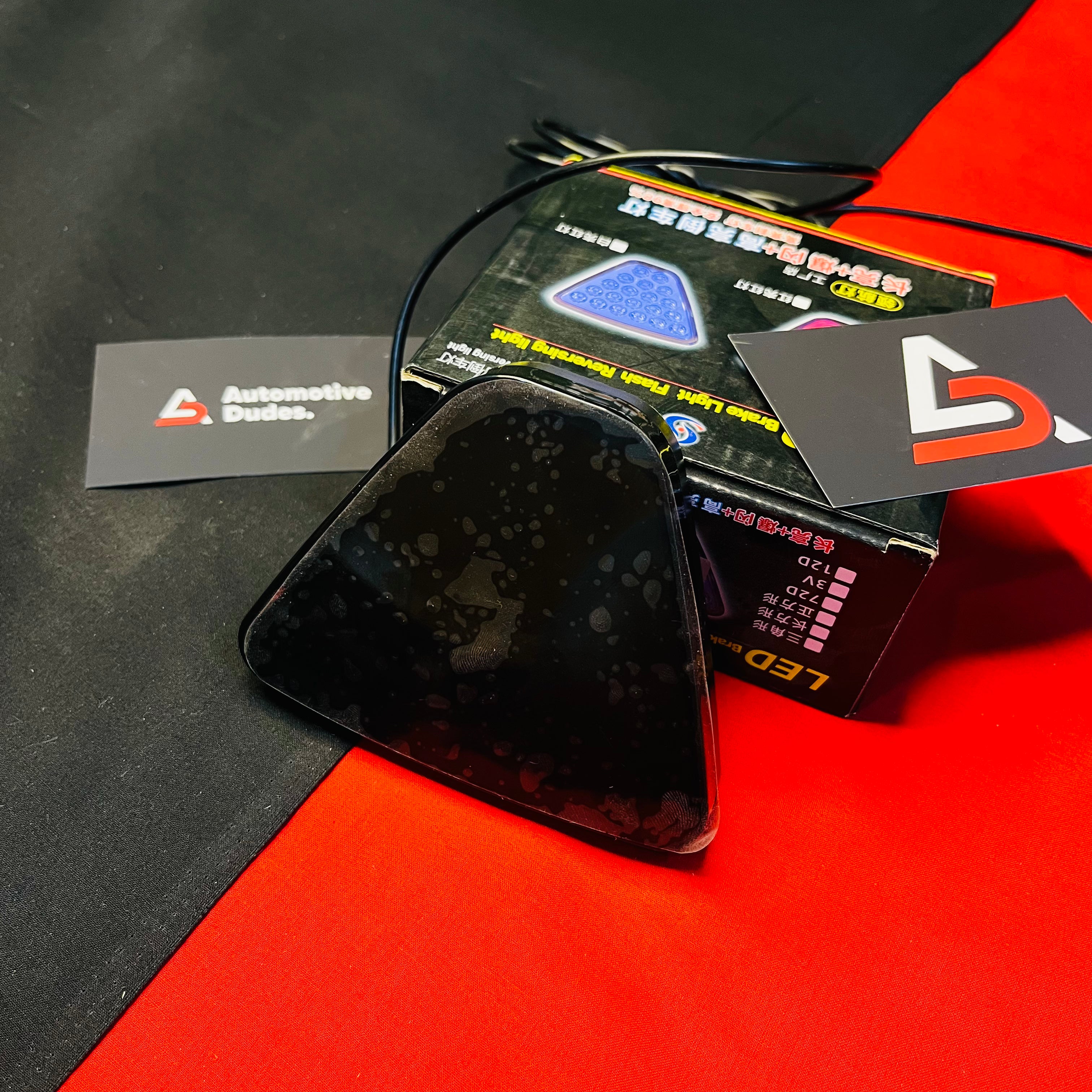 F1 Triangular Matrix LED Rain Flasher