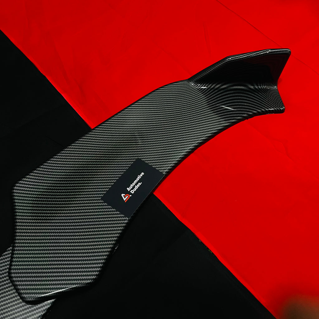 Carbon Fiber Universal Front Bumper Kit – 3Pc ABS Kit for Cars