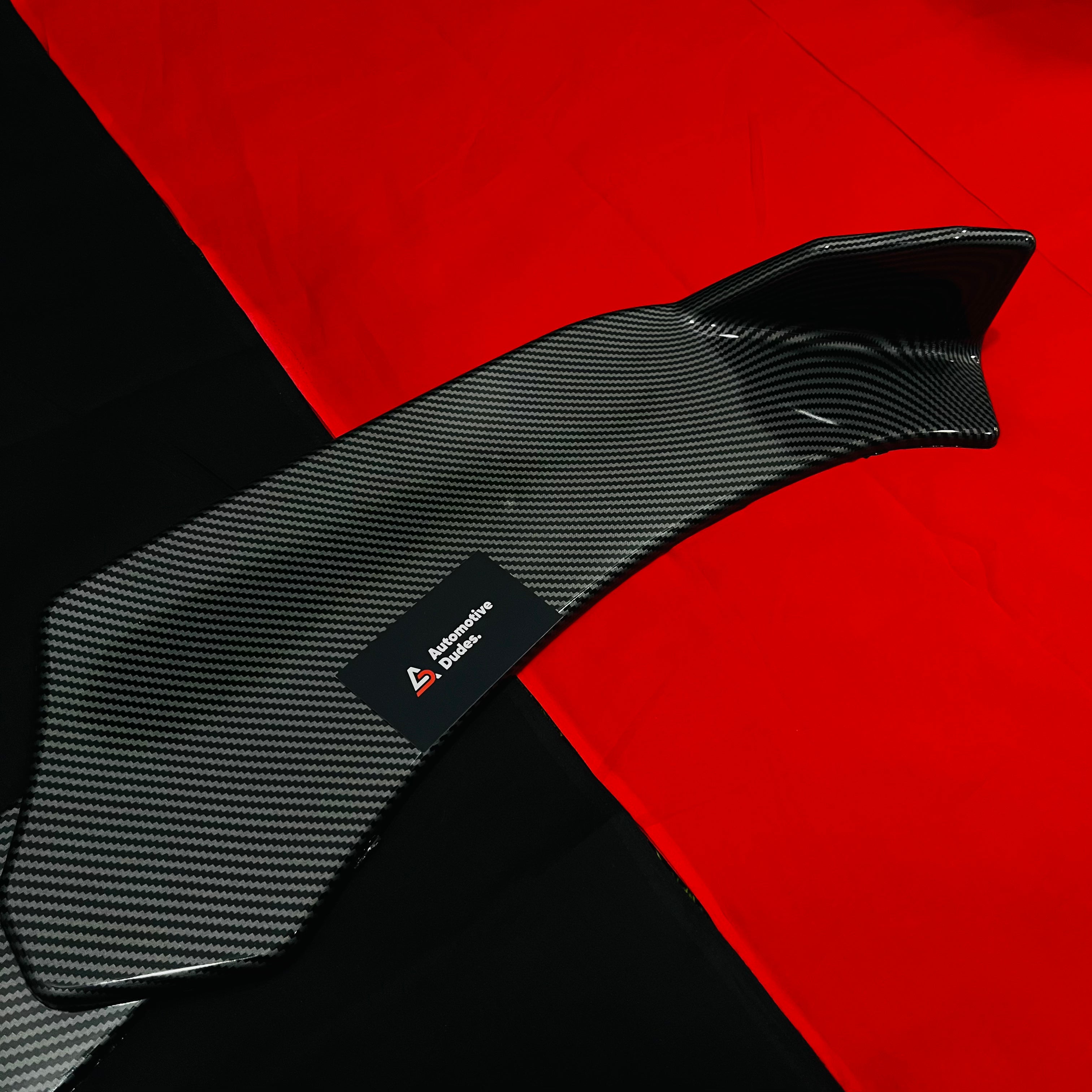 Carbon Fiber Universal Front Bumper Kit – 3Pc ABS Kit for Cars