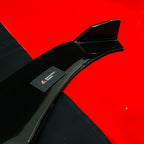 Gloss Black 3PC Front Bumper Splitter for Cars