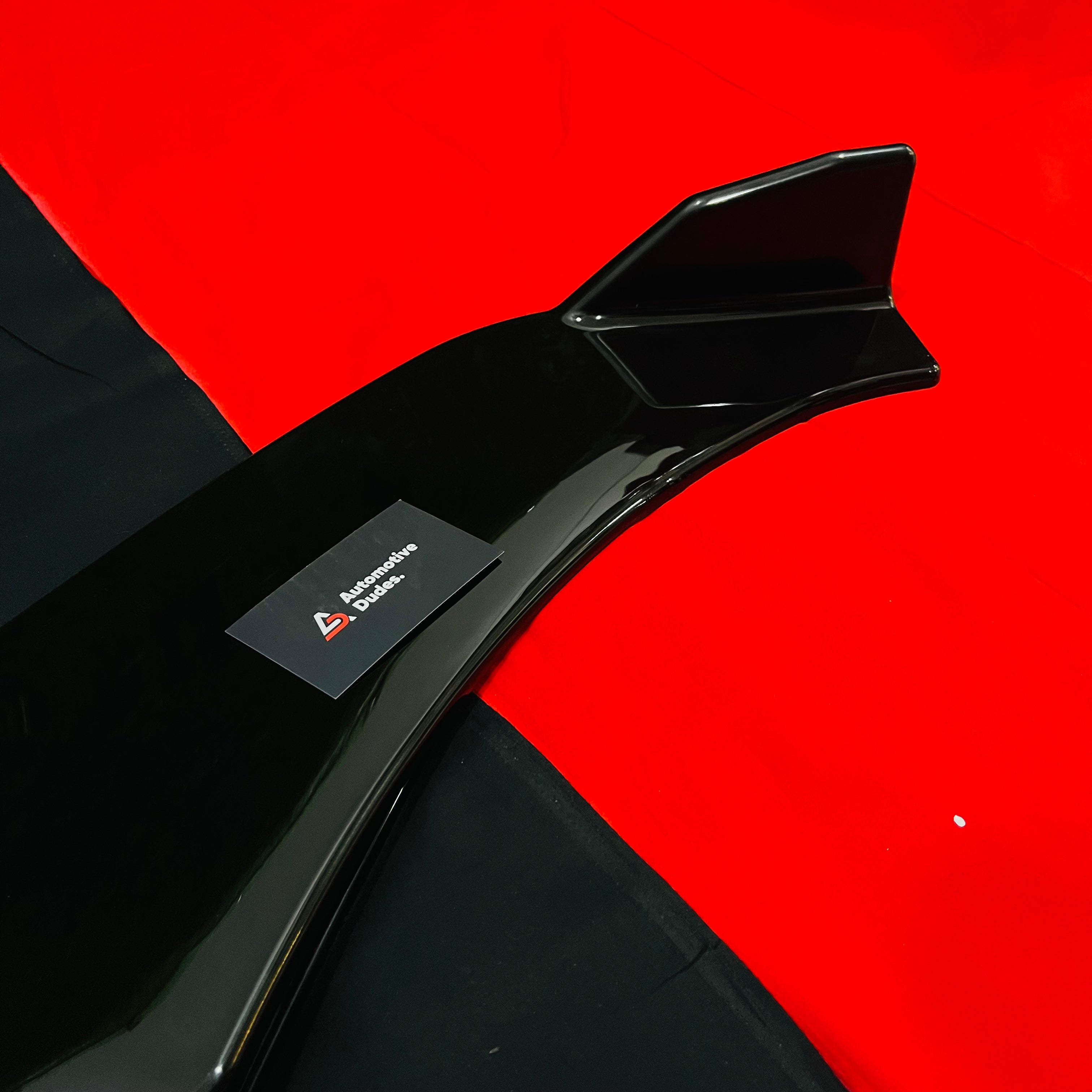 Gloss Black 3PC Front Bumper Splitter for Cars