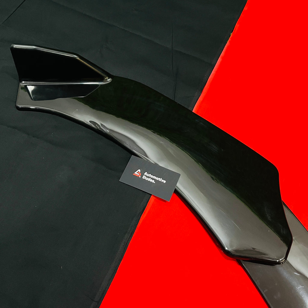 Gloss Black 3PC Front Bumper Splitter for Cars
