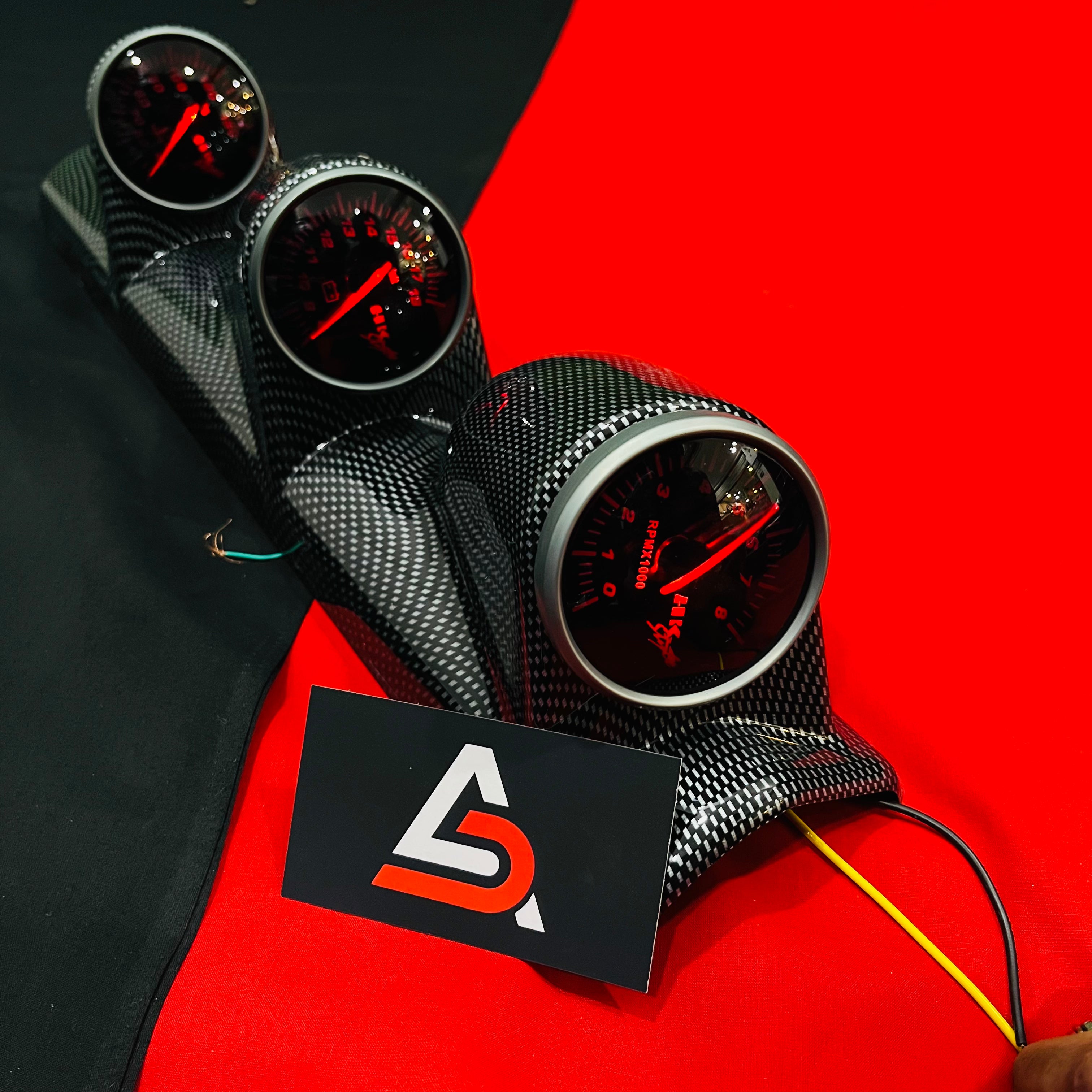 HKS Pillar Meter Gauge (RPM, Water Temperature & Battery Voltage)