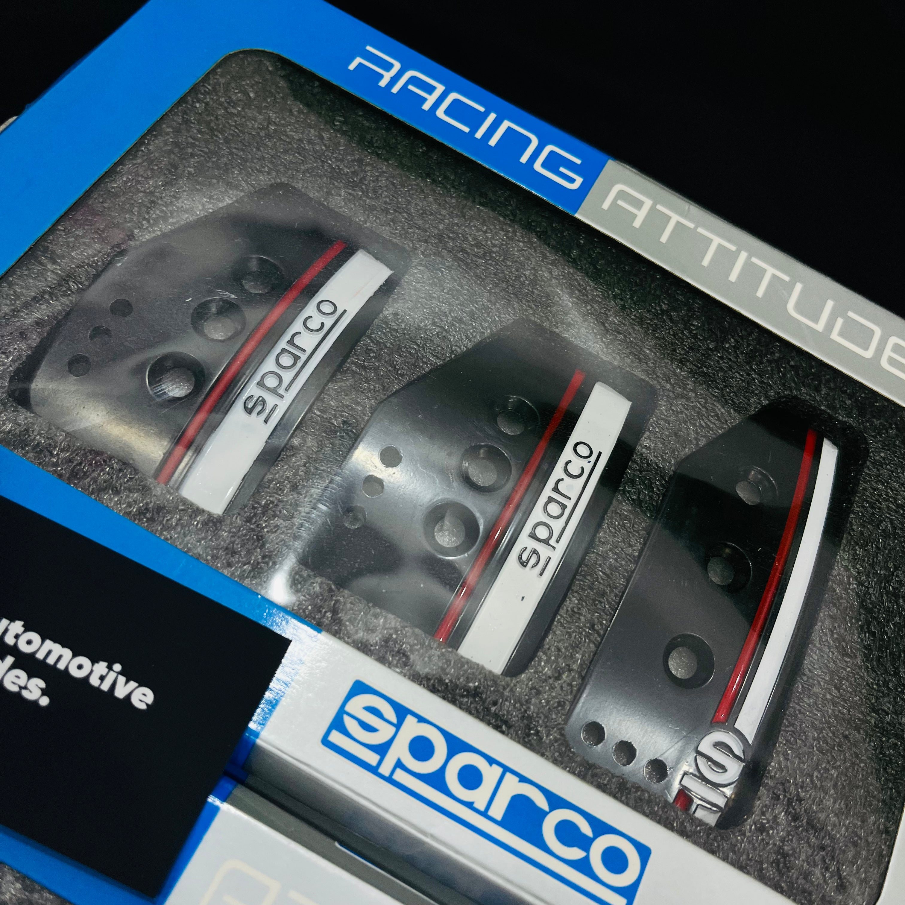 sparco pedal covers Sparco Universal Pedal Kit for Manual Cars – Automotive Dudes