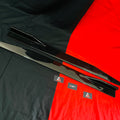 Gloss Black ABS Side Skirts – Universal 2Pc Car Body Kit Panels