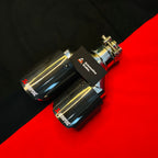 Akrapovic Dual Carbon Exhaust Tip | Sporty Carbon Finish