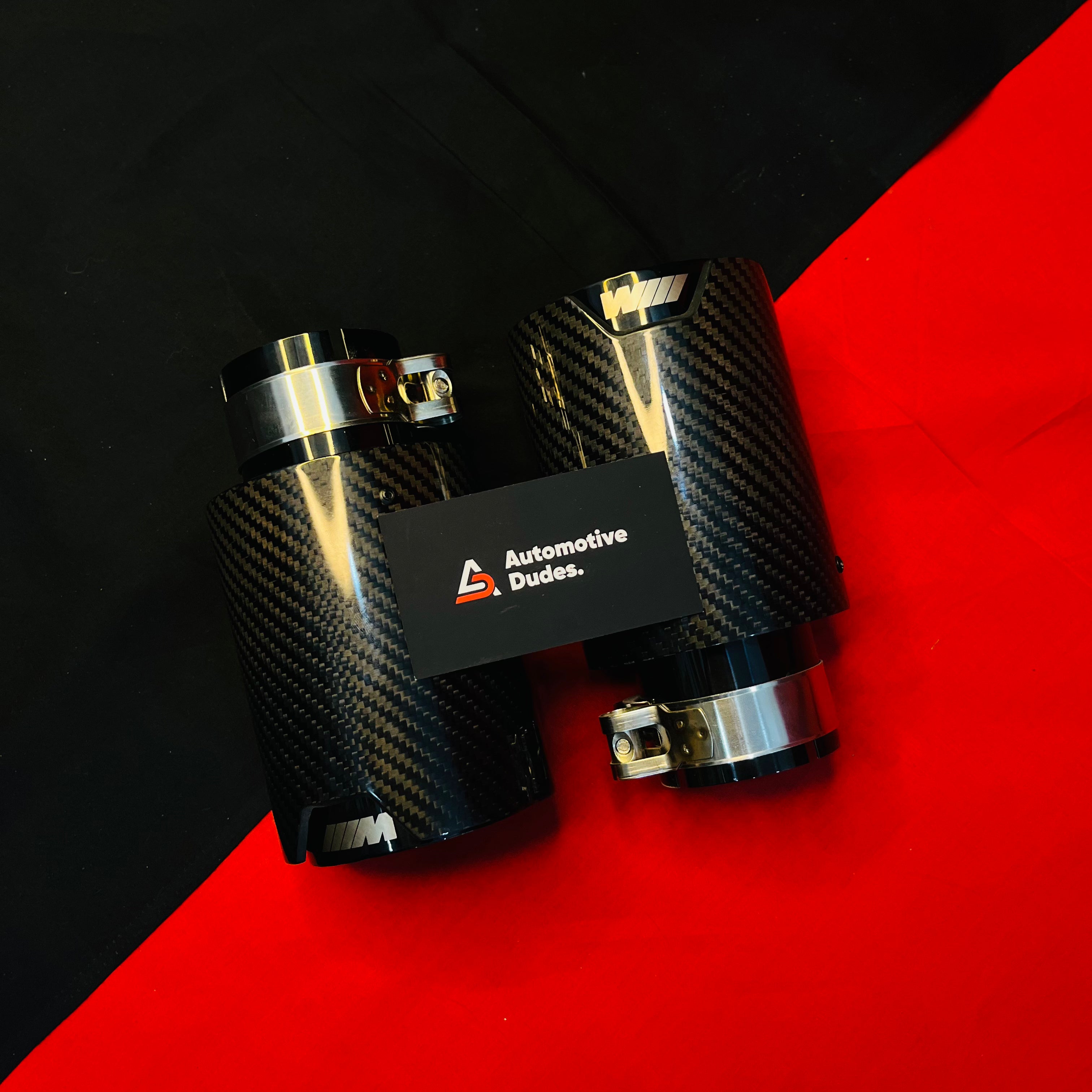 M Performance Single Exhaust Show Tip | Carbon Fiber M Style Muffler Tip