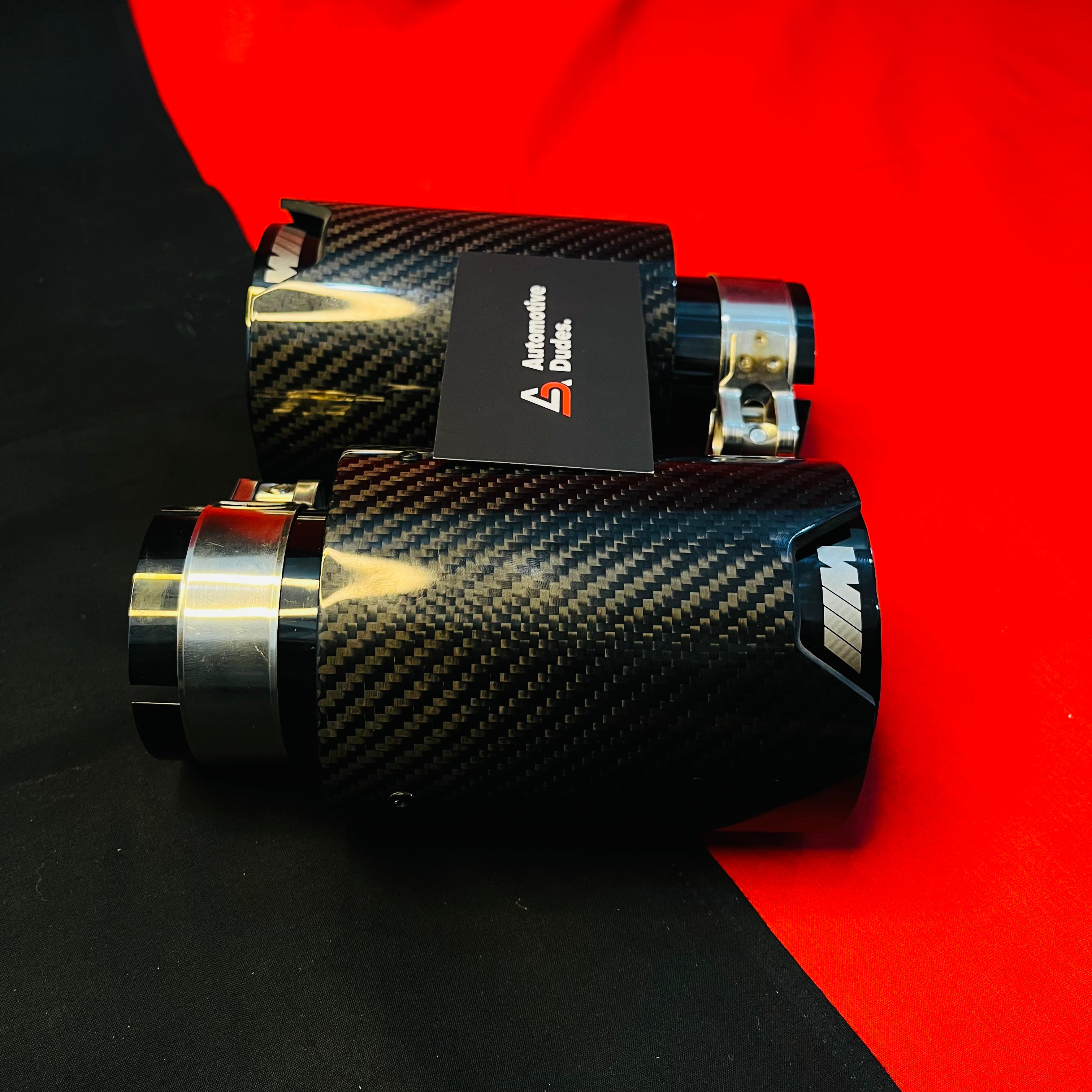 M Performance Single Exhaust Show Tip | Carbon Fiber M Style Muffler Tip
