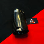 M Performance Single Exhaust Show Tip | Carbon Fiber M Style Muffler Tip