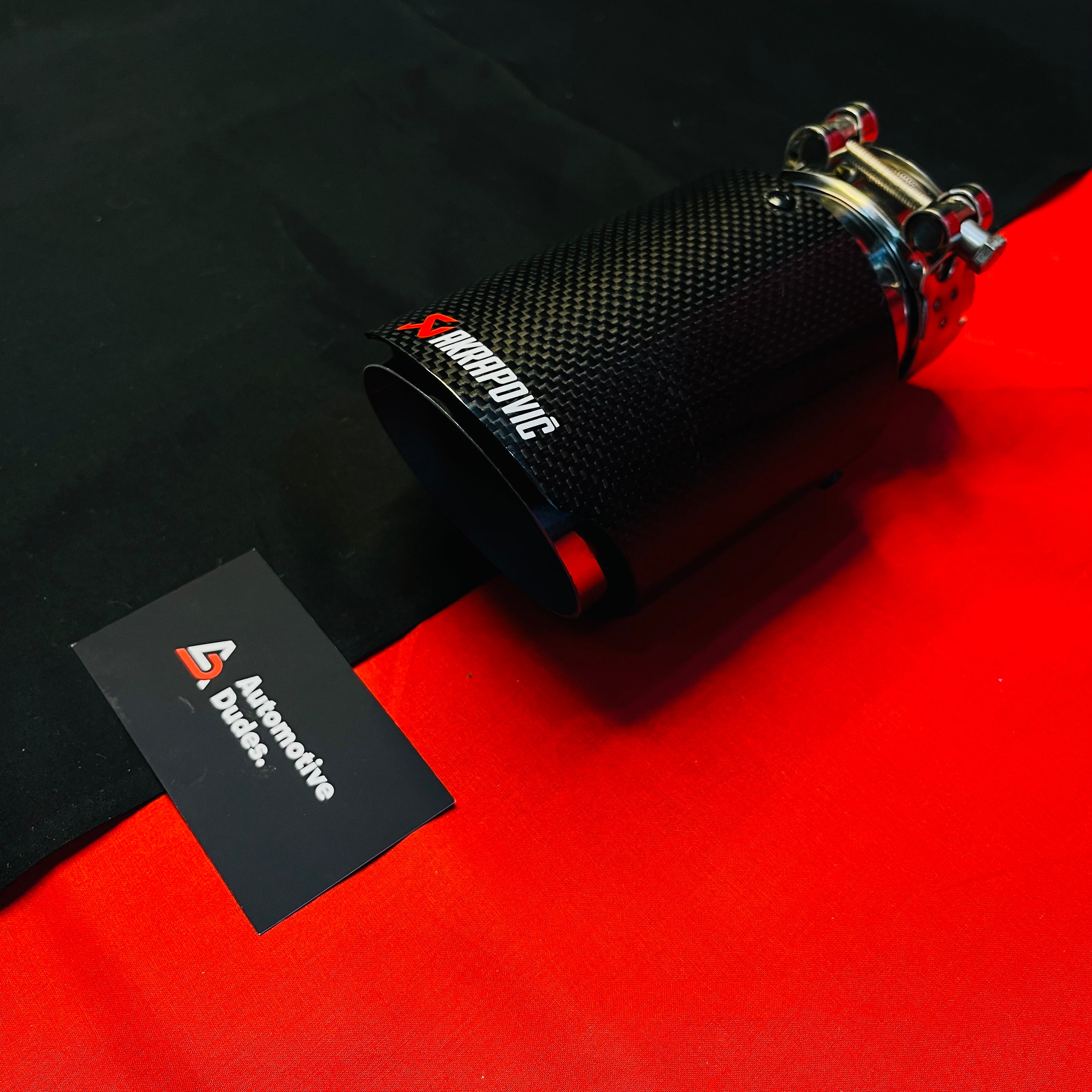 Akrapovic Single Carbon Exhaust Tip | Sporty Carbon  Finish