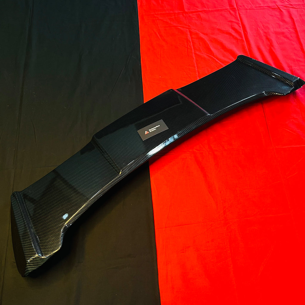 VW Polo Batman Spoiler Gloss Black and Carbon Fiber