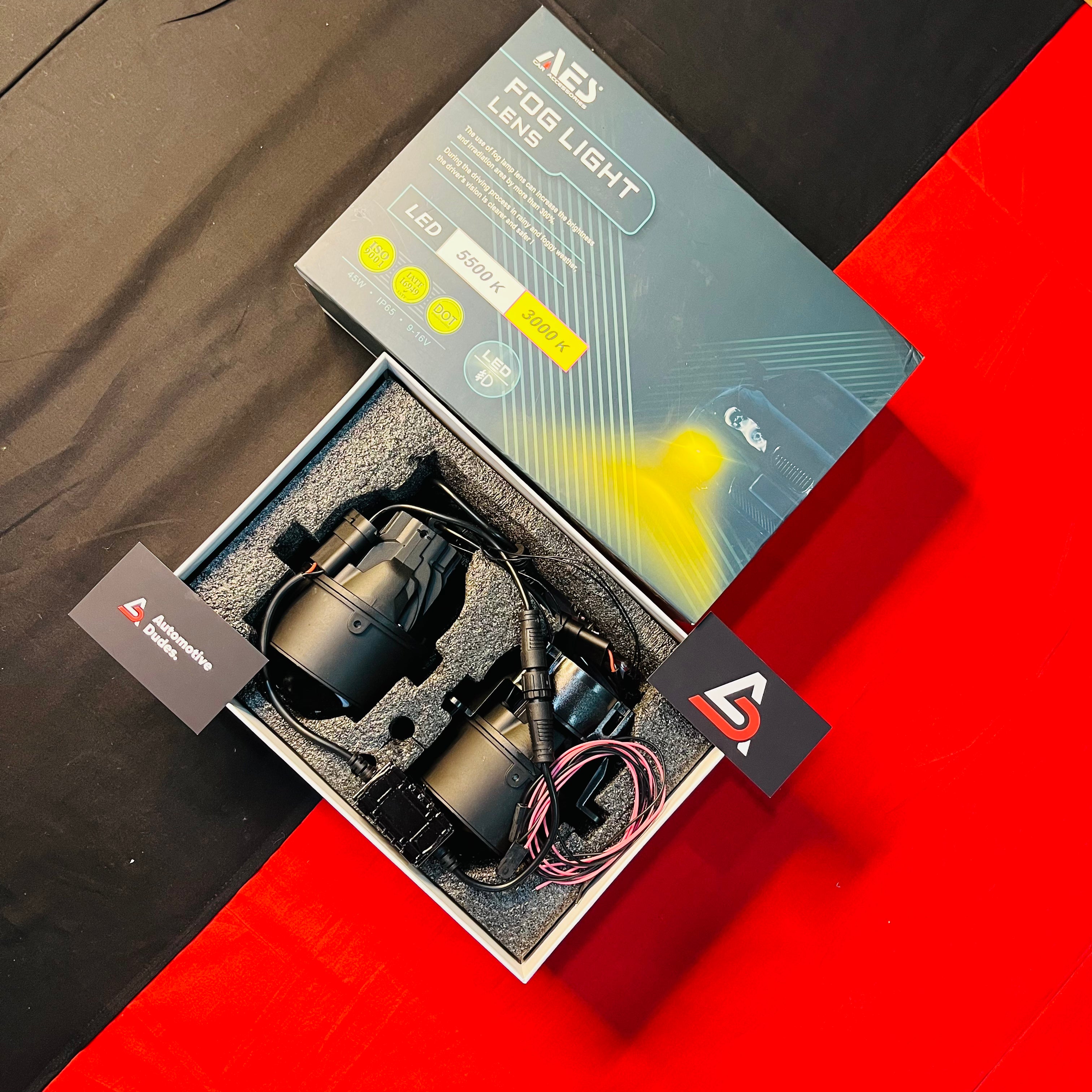 AES 3 Inch Fog Lamps (Blue Lens)