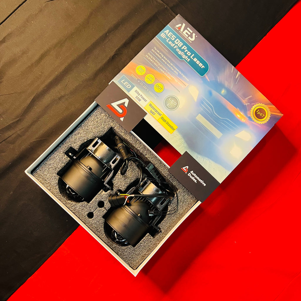 AES 3 Inch Laser Fog Lamps (Blue Lens)