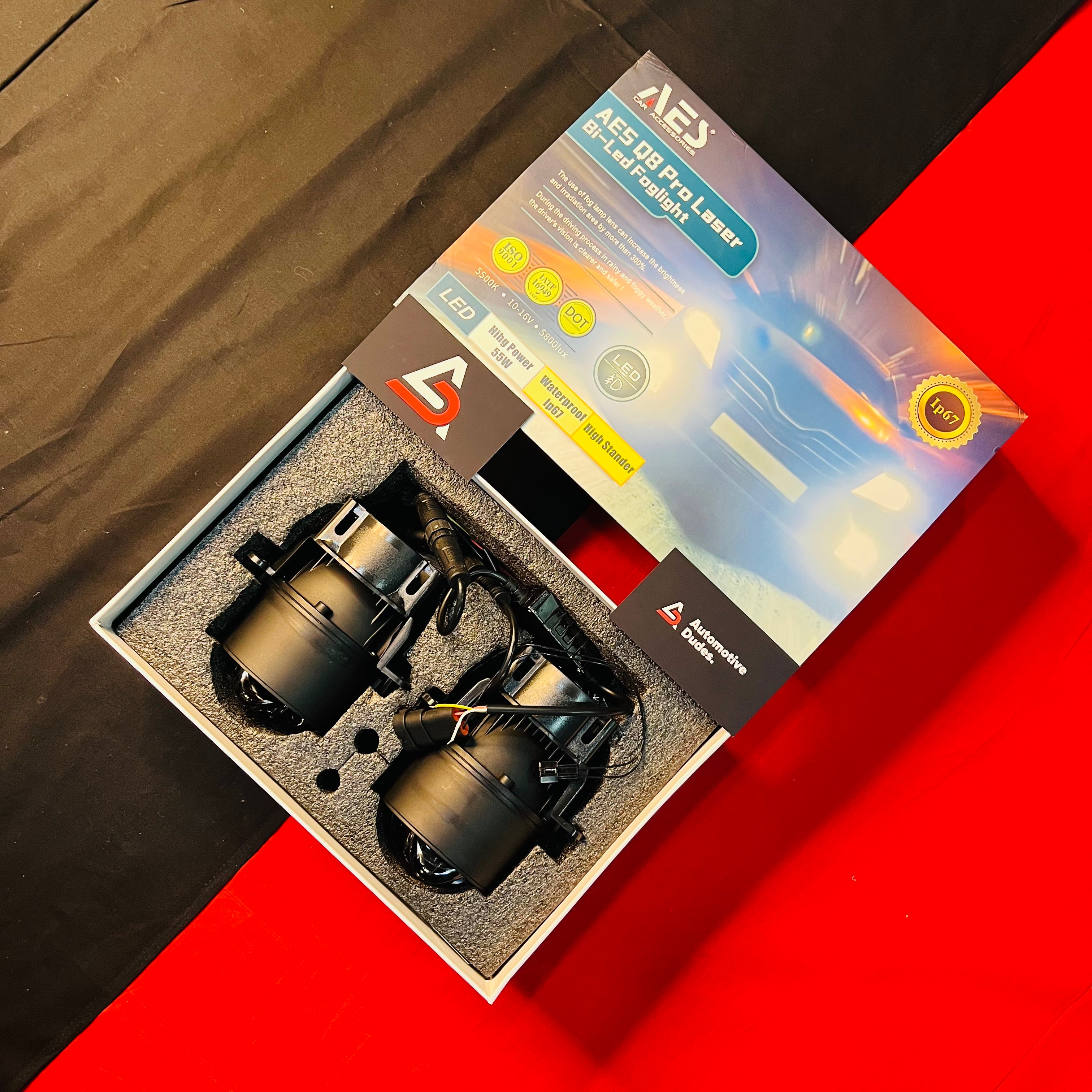 AES 3 Inch Laser Fog Lamps (Blue Lens)