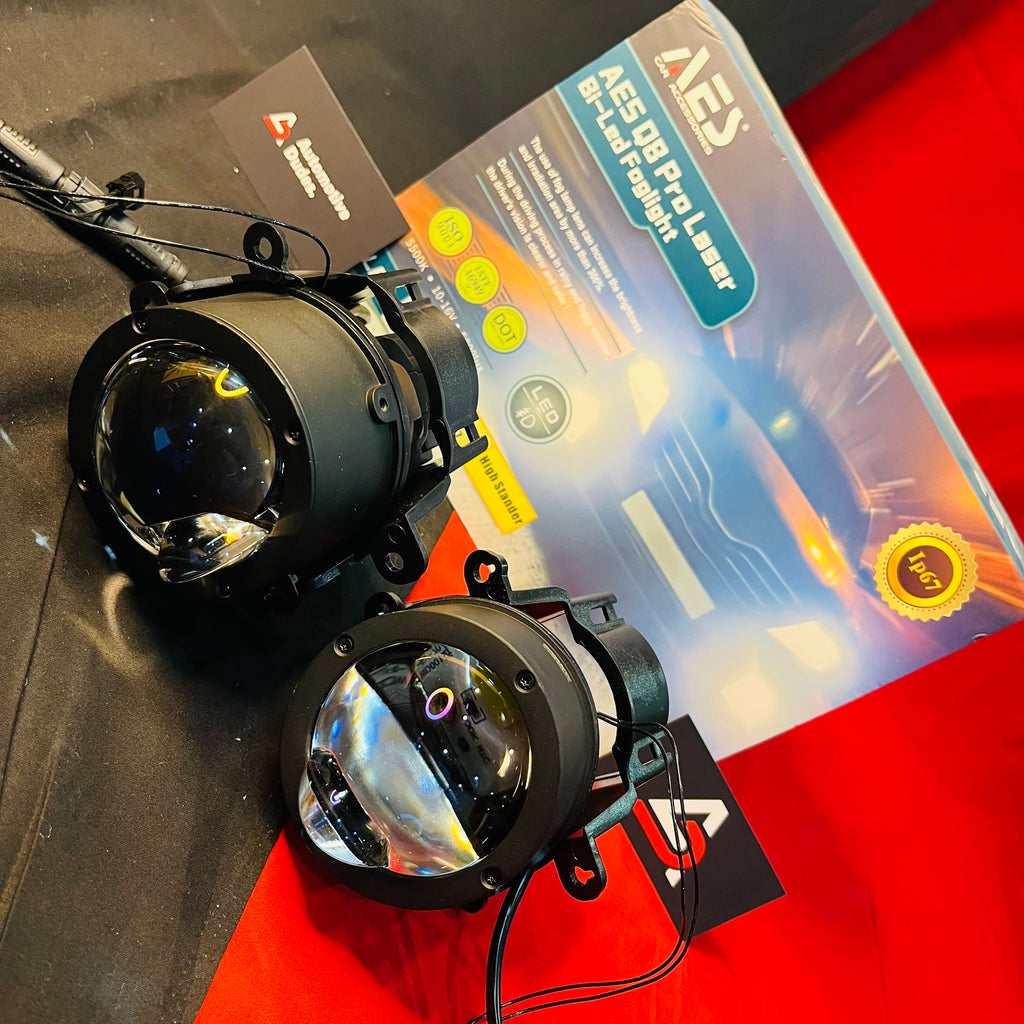 AES 3 Inch Laser Fog Lamps (Blue Lens)