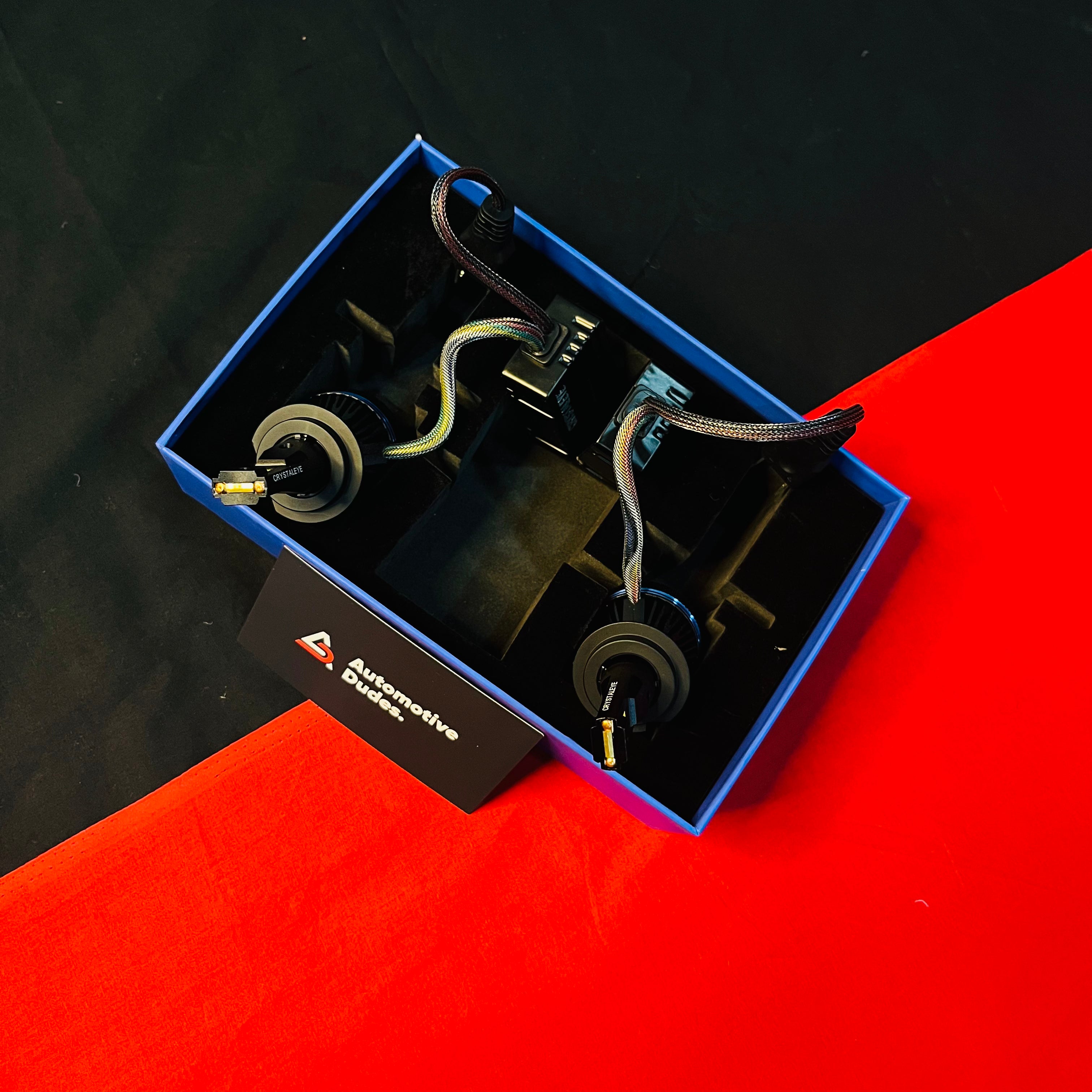 Crystal Eye Tri-Color 130W LED Headlight Bulbs