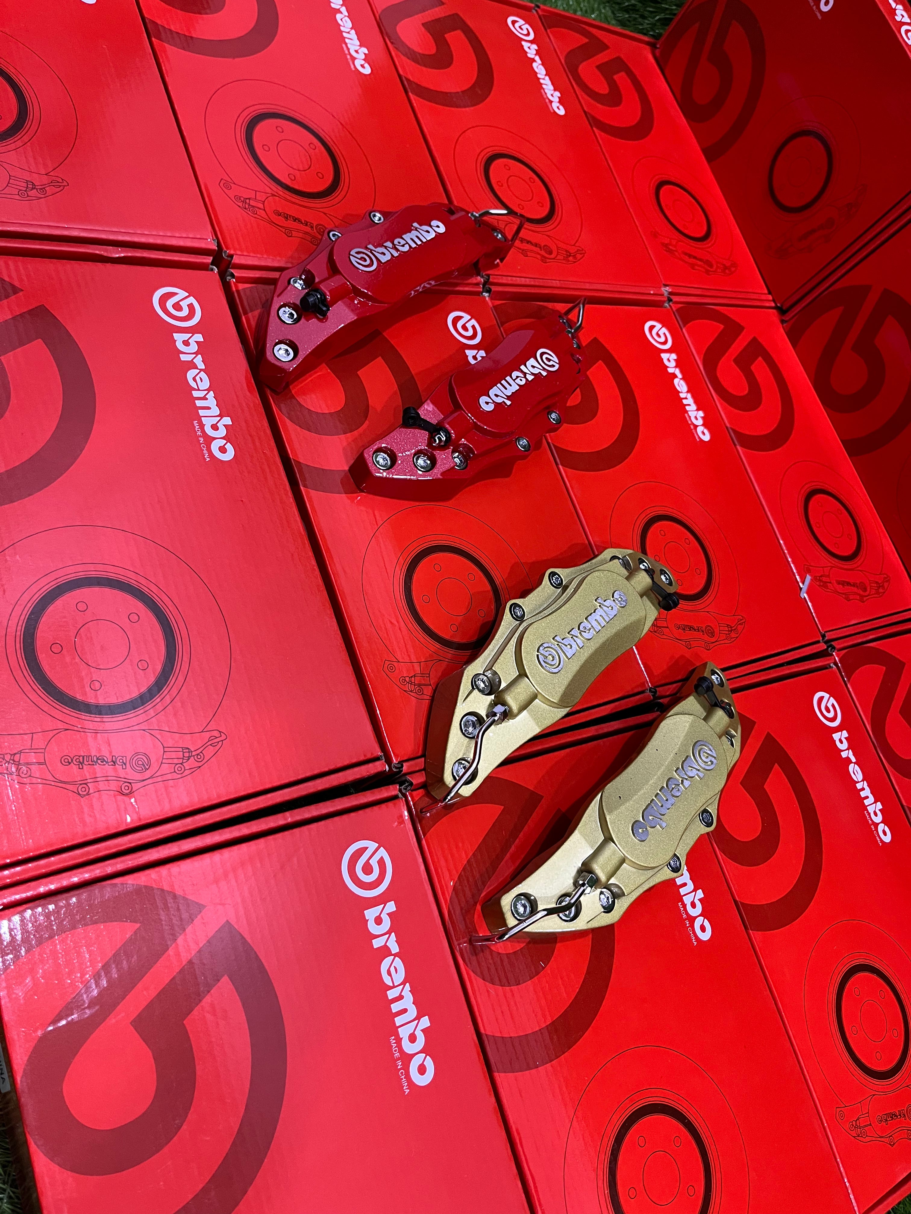 Brembo Aluminum Brake Caliper Protector Cover Red 