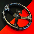 NARDI PVC 14 Inch Carbon Edition Universal Steering Wheel