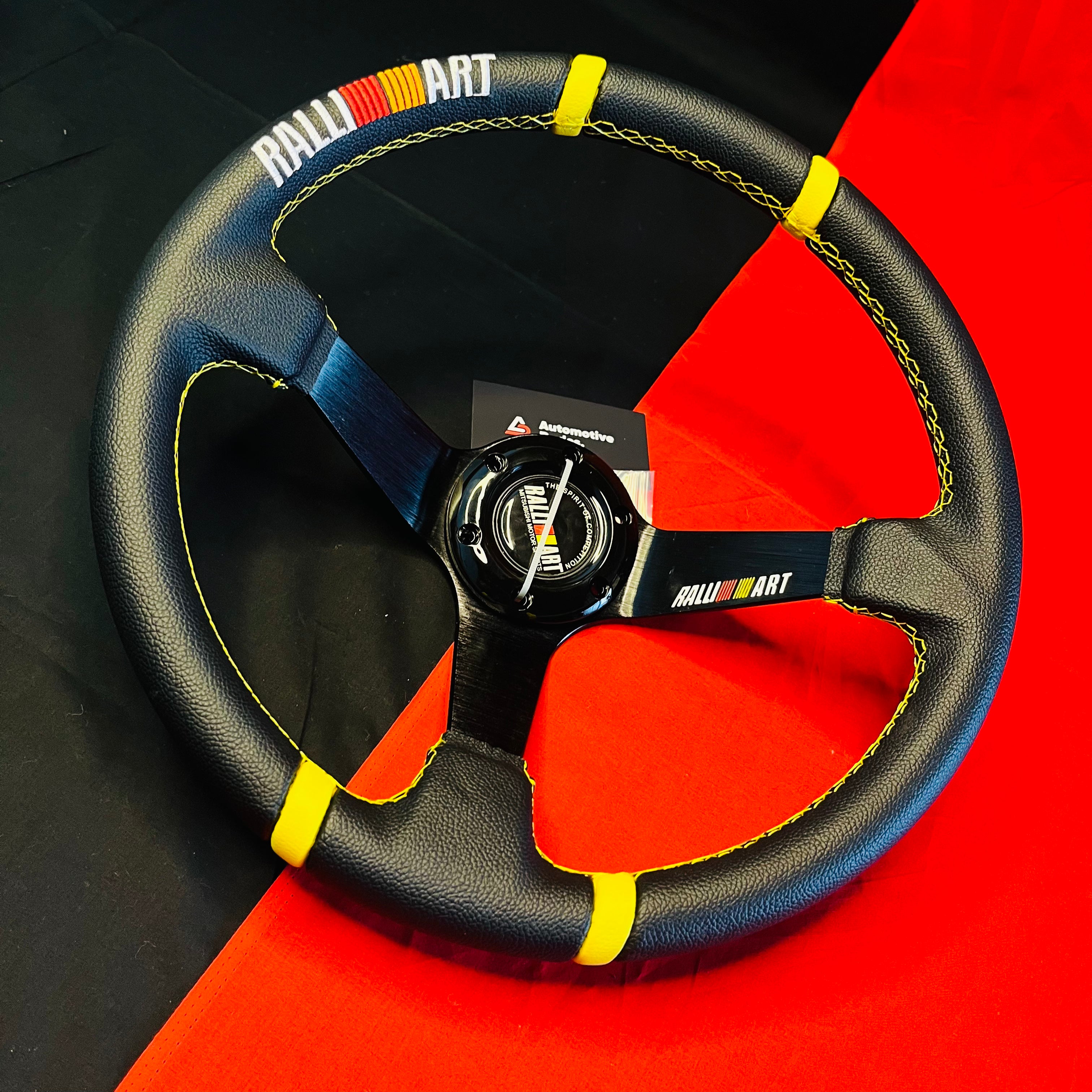 Ralliart 14 Inch Carbon Edition Universal Steering Wheel