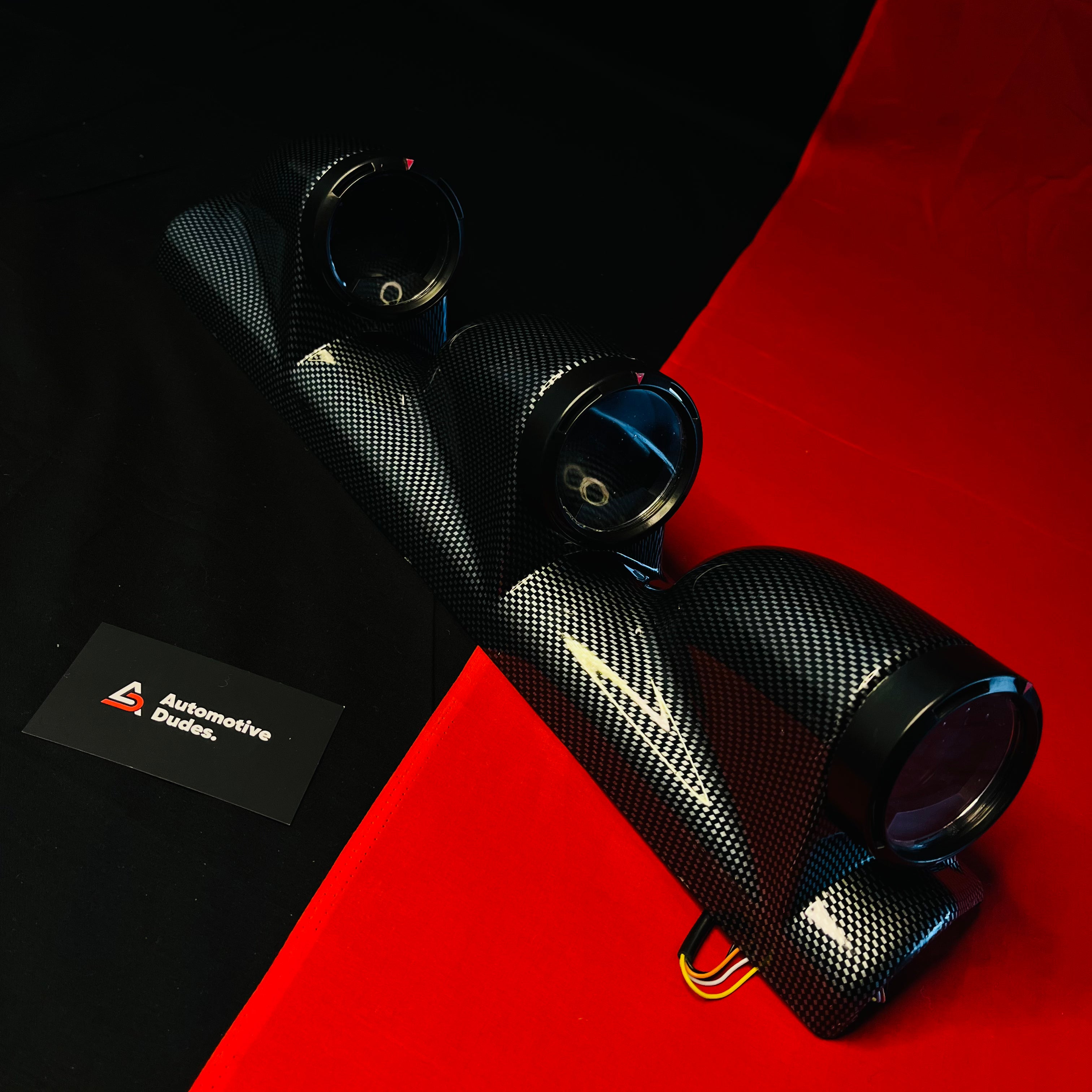 Defi Digital Pillar Meter Gauge (RPM, Water Temp & Voltage)